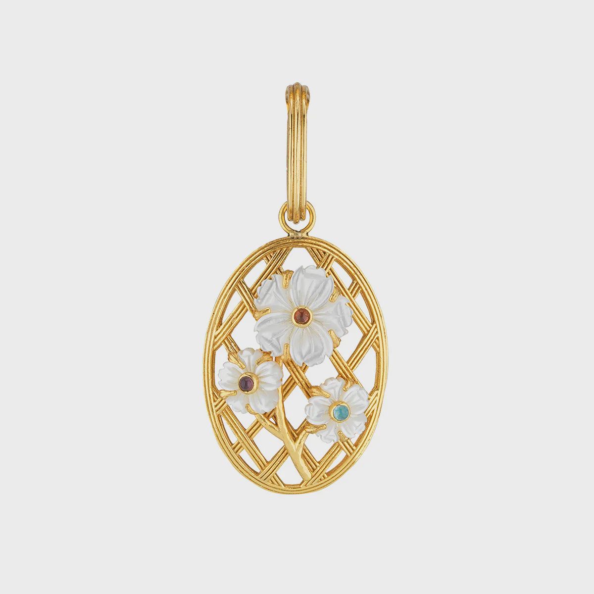Villandry Lattice Charm/Pendant - Multi