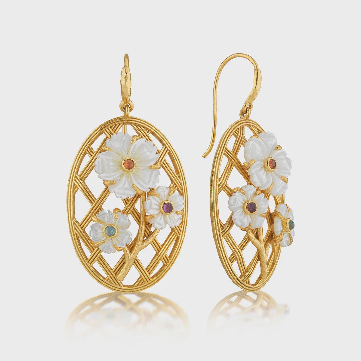 Villandry Lattice Earrings - Multi