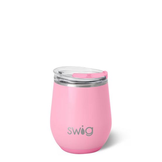 Shimmer Bubblegum Stemless Wine Cup 12oz