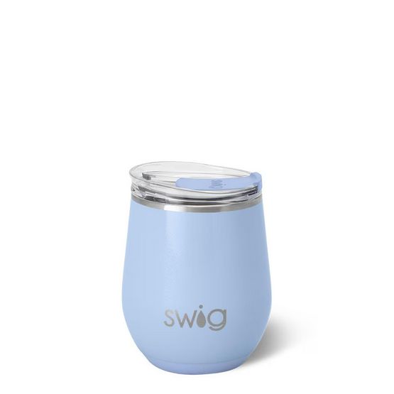 Shimmer Periwinkle Stemless Wine Cup 12oz