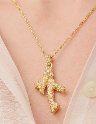 Crusty Coral Necklace 18" White Opal