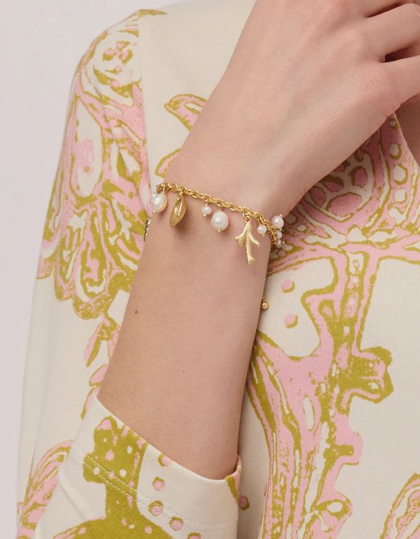 Seashore Slide Bracelet Pearl