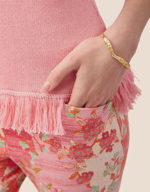 Tumbled Coral Cuff