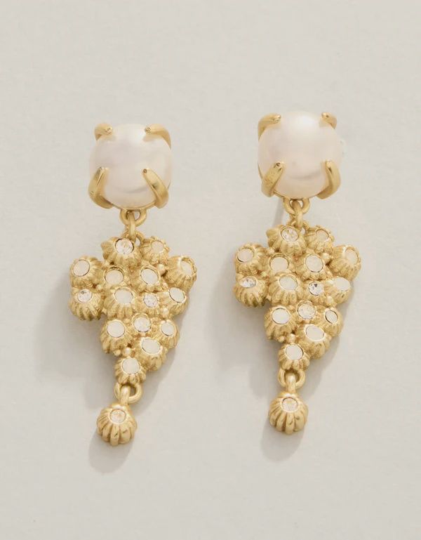 Oh Barnacles! Earrings White Opal