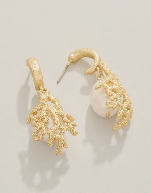 Hidden Pearl Earrings Pearl