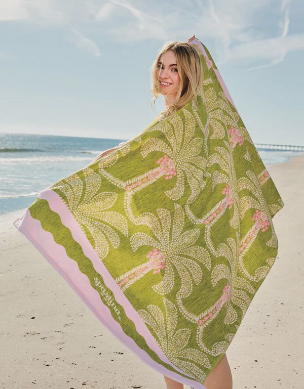 Beach Towel Castillo Green Palms