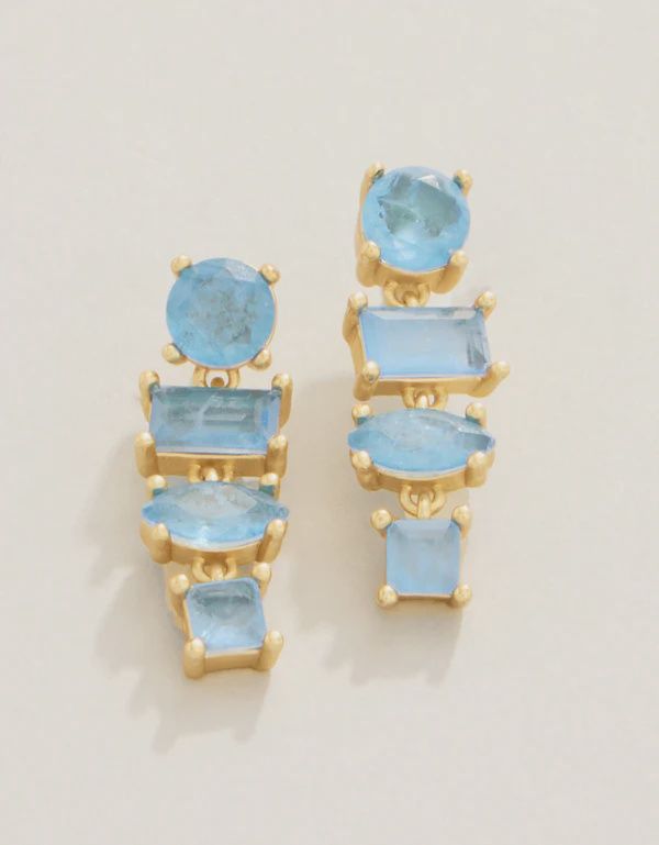 Lee Earrings Blue