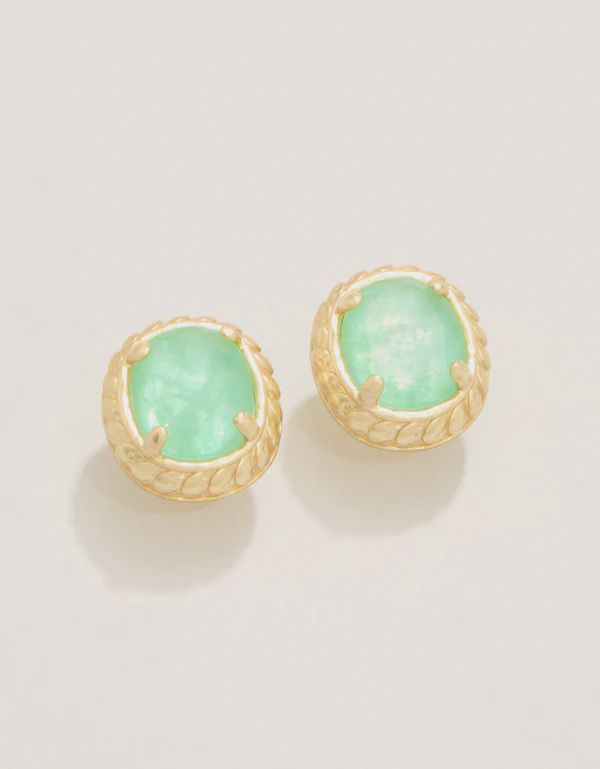 Karina Stud Earrings Sea Foam