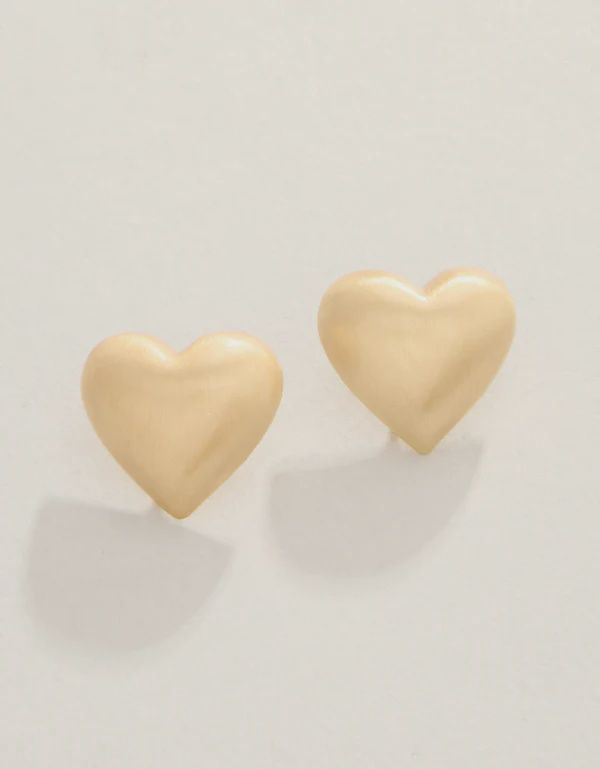Anastasia Heart Stud Earrings