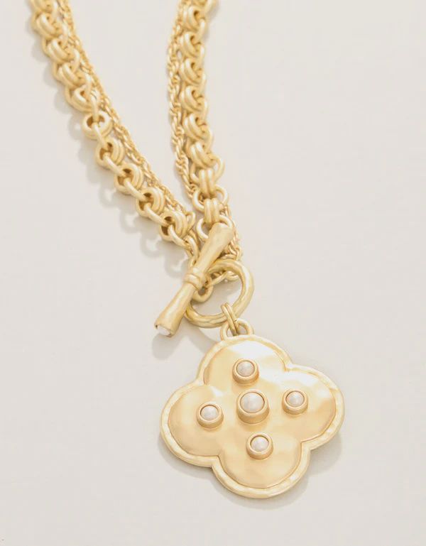 Estate Toggle Necklace 18" Pearl