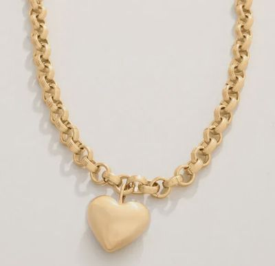 Anastasia Heart Necklace 18"