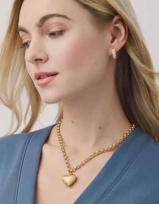 Anastasia Heart Necklace 18"