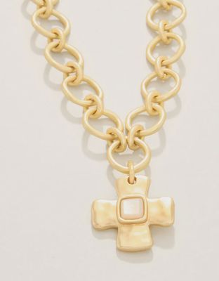Affirmation Necklace 18" Mother-of-Pearl
