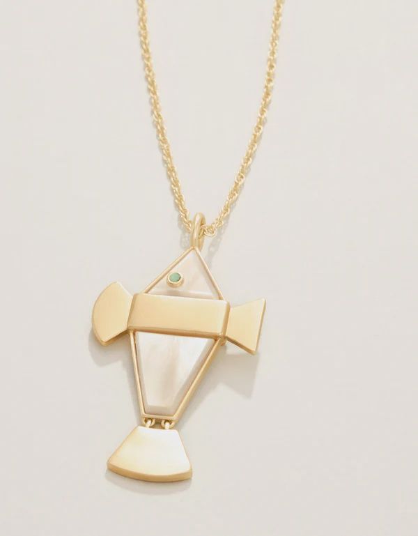 Flagler Fish Necklace 28" Mother-of-Pearl