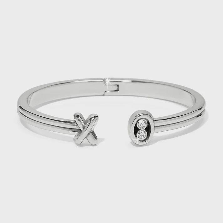 Hugs &amp; Kisses Open Hinged Bangle