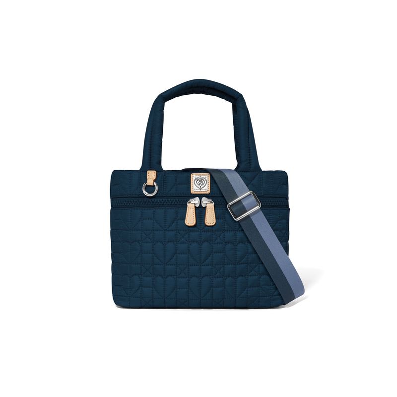 Adrienne Small Tote - Navy