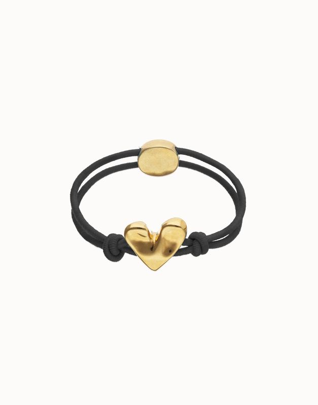 Beat Elastic Thread with Heart Bracelet