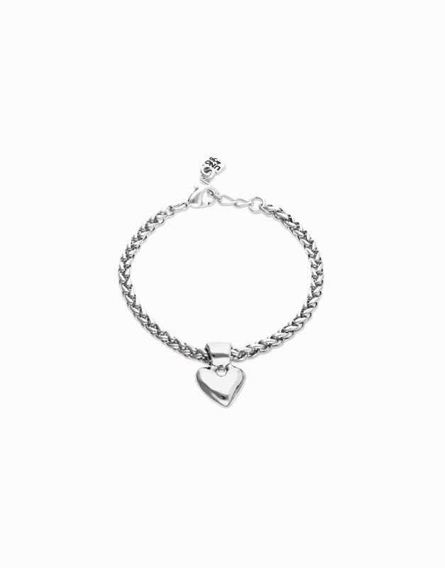 Small Heart Detail Chain Bracelet