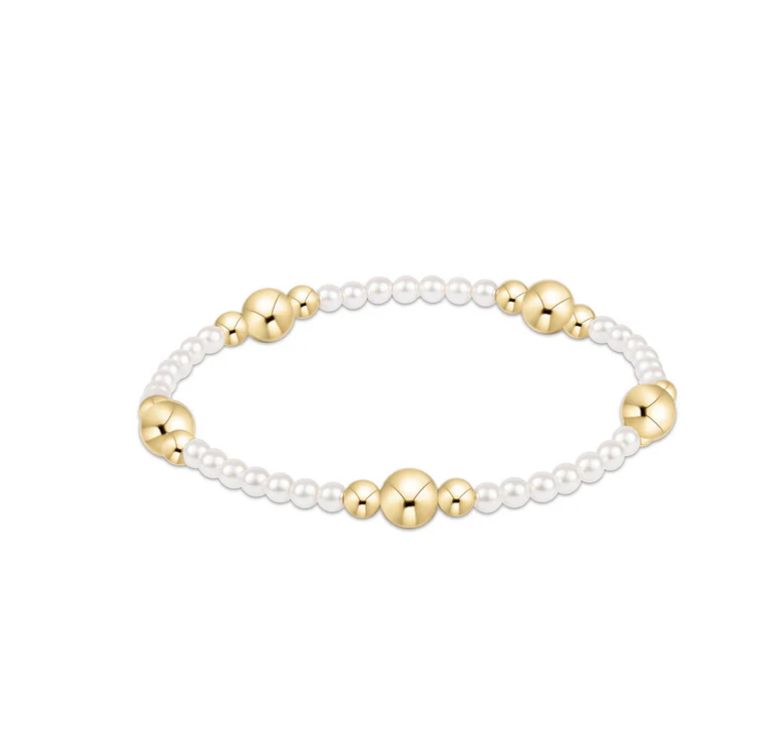 Purpose Gold 6mm Pearl Bracelet