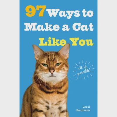 97 Ways To Make A Cat Like You book by Hachette displayed against a white background showing the front cover