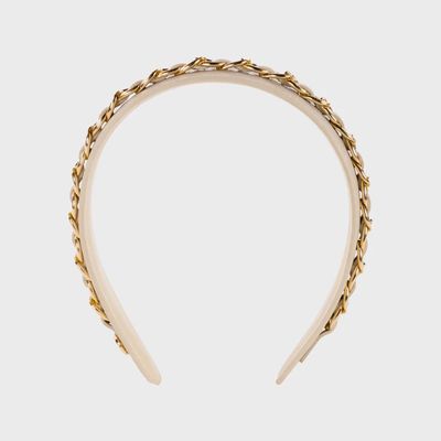 Lilly Pulitzer Chain Embellished Headband, Resort White