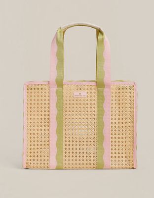 Splash Cane Large Trim Tote Castillo Tropical