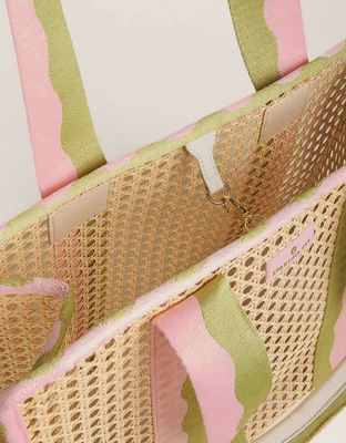 Splash Cane Large Trim Tote Castillo Tropical
