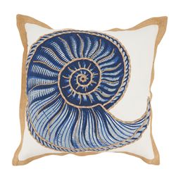 Spiral Shell Pillow - Down Filled