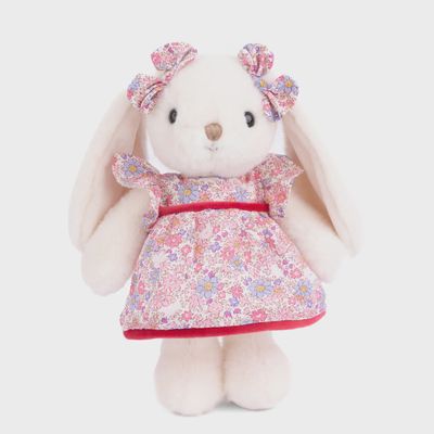 Dalia pink plush stuffed animal by Bukowski Bears, Swedish design, shown against a white background
