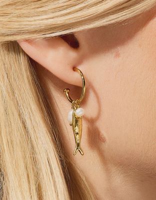 Sardines Convertible Hoop Earrings