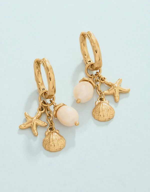 Sea Island Convertible Hoop Earrings