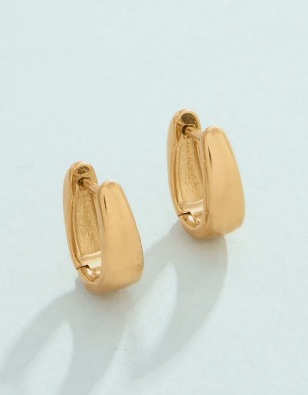 Chatham Hoop Earrings 14mm