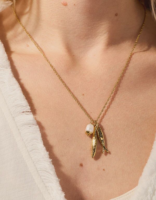 Sardines Necklace 18"