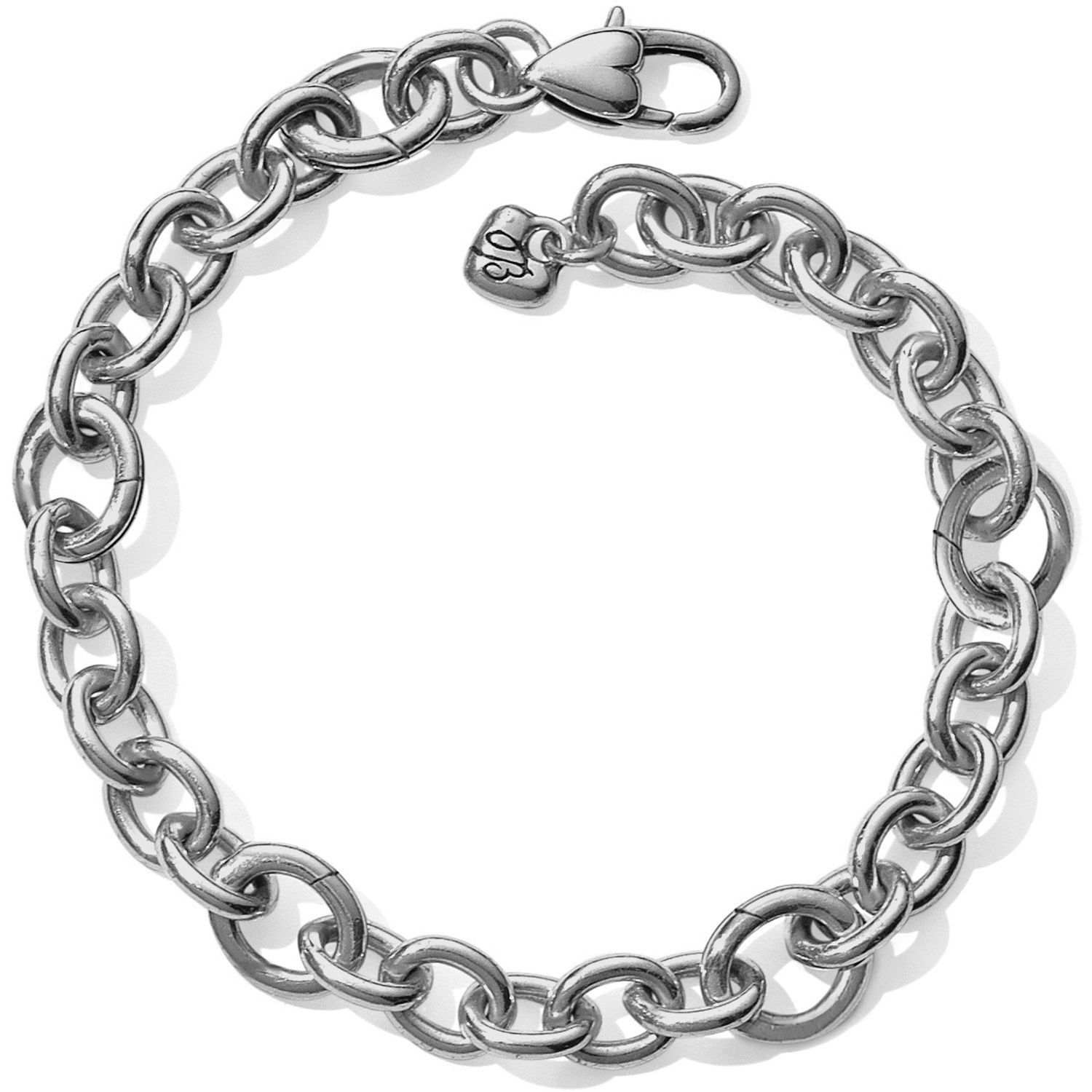 Luxe Link Charm Bracelet, Colour: Silver