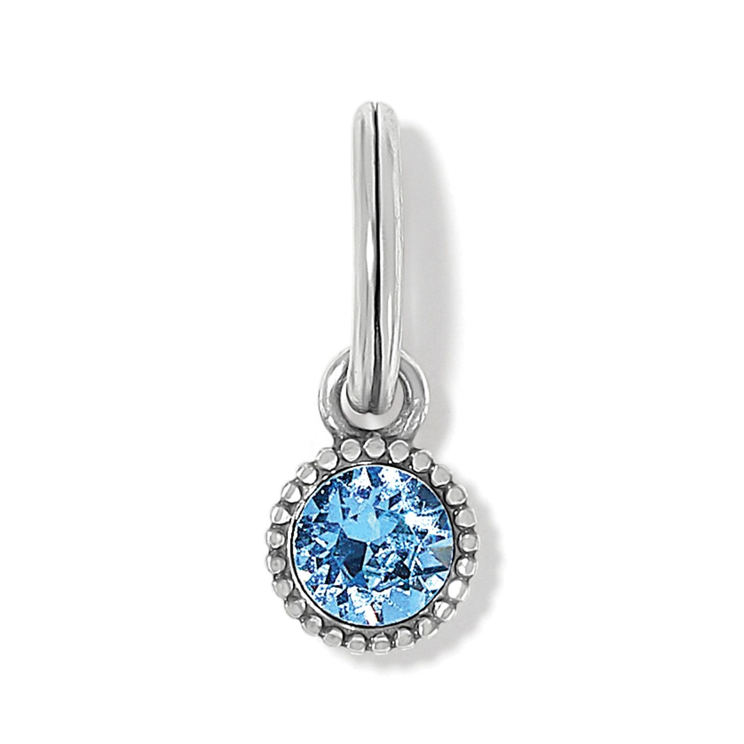 Aqua Glitz Birthstone Amulet Charm