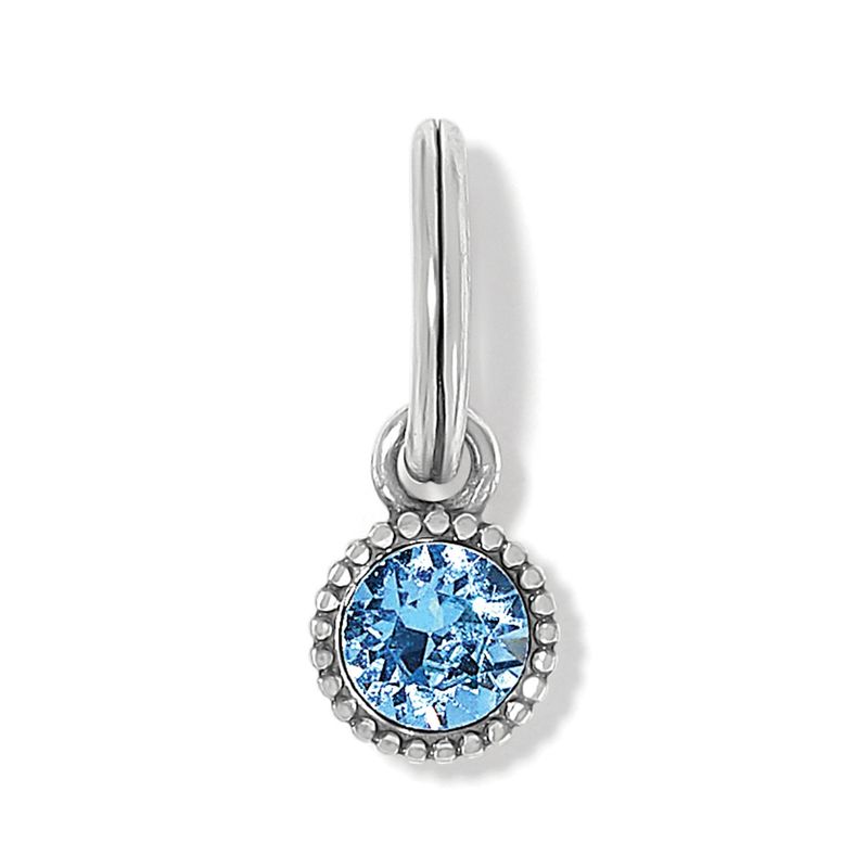 Aqua Glitz Birthstone Amulet Charm