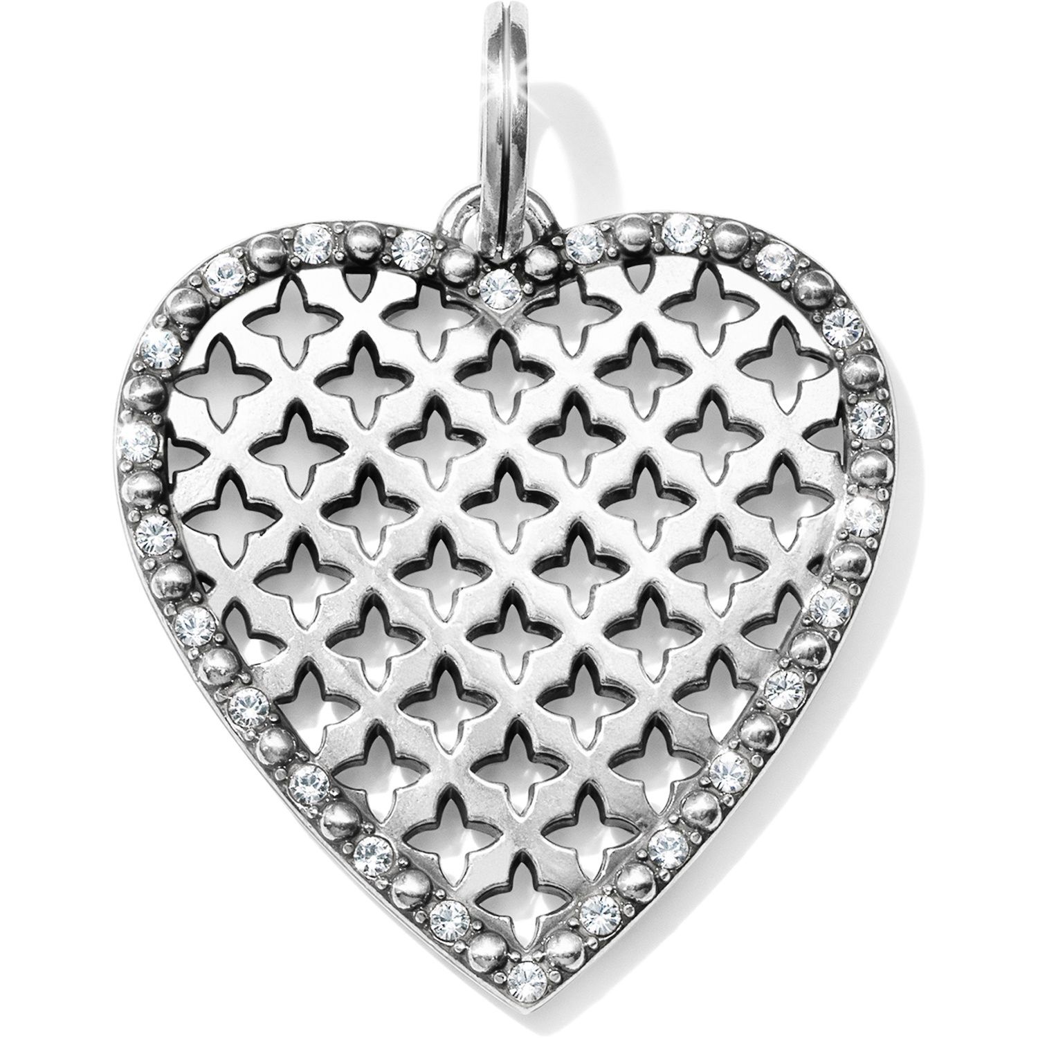 Trellis Heart Amulet Charm