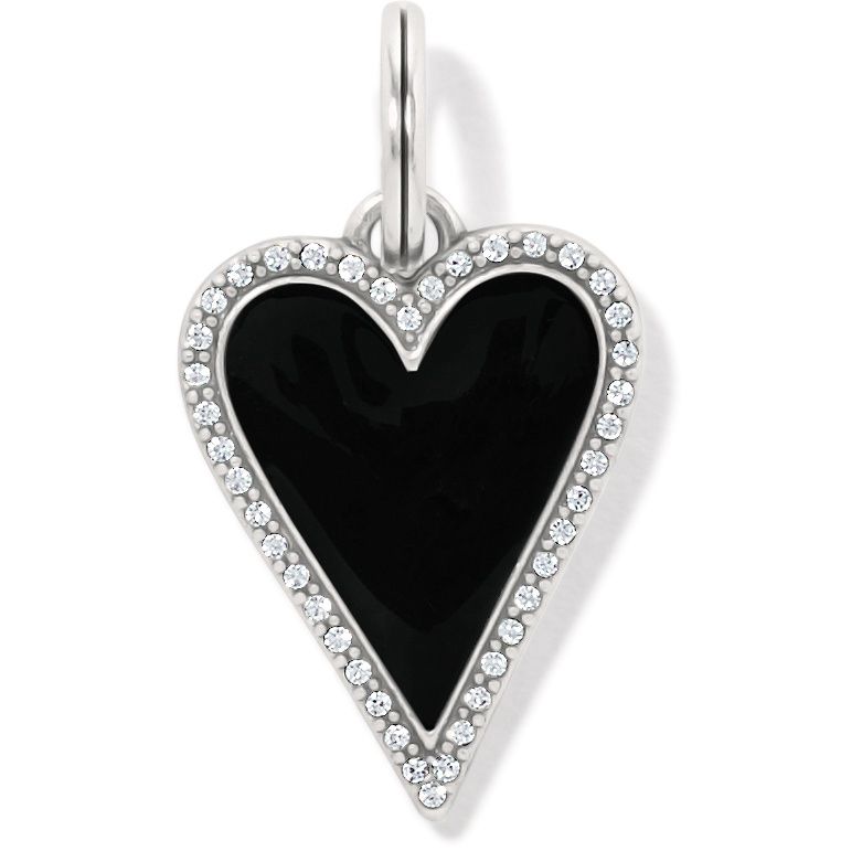 Midnight Heart Amulet Charm