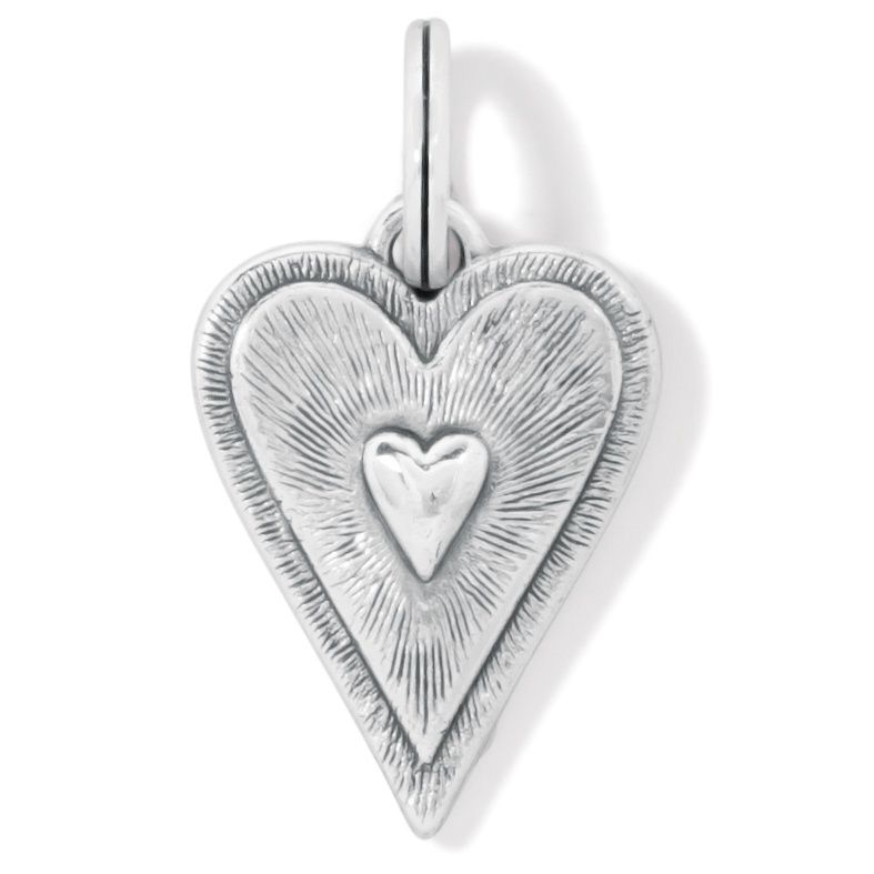 Midnight Heart Amulet Charm