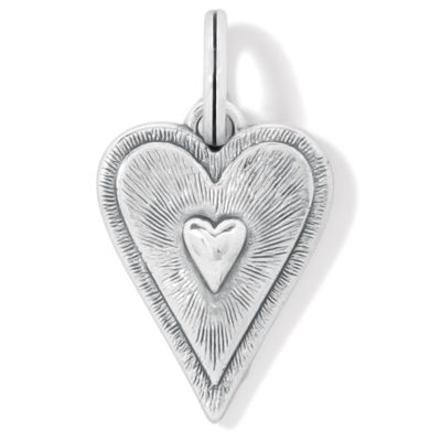Midnight Heart Amulet Charm