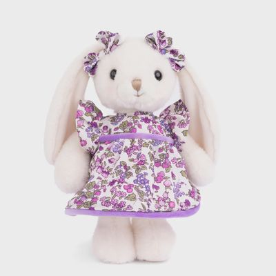 Dalia violet plush stuffed toy by Bukowski Bears, 9 inches, displayed against a neutral studio background