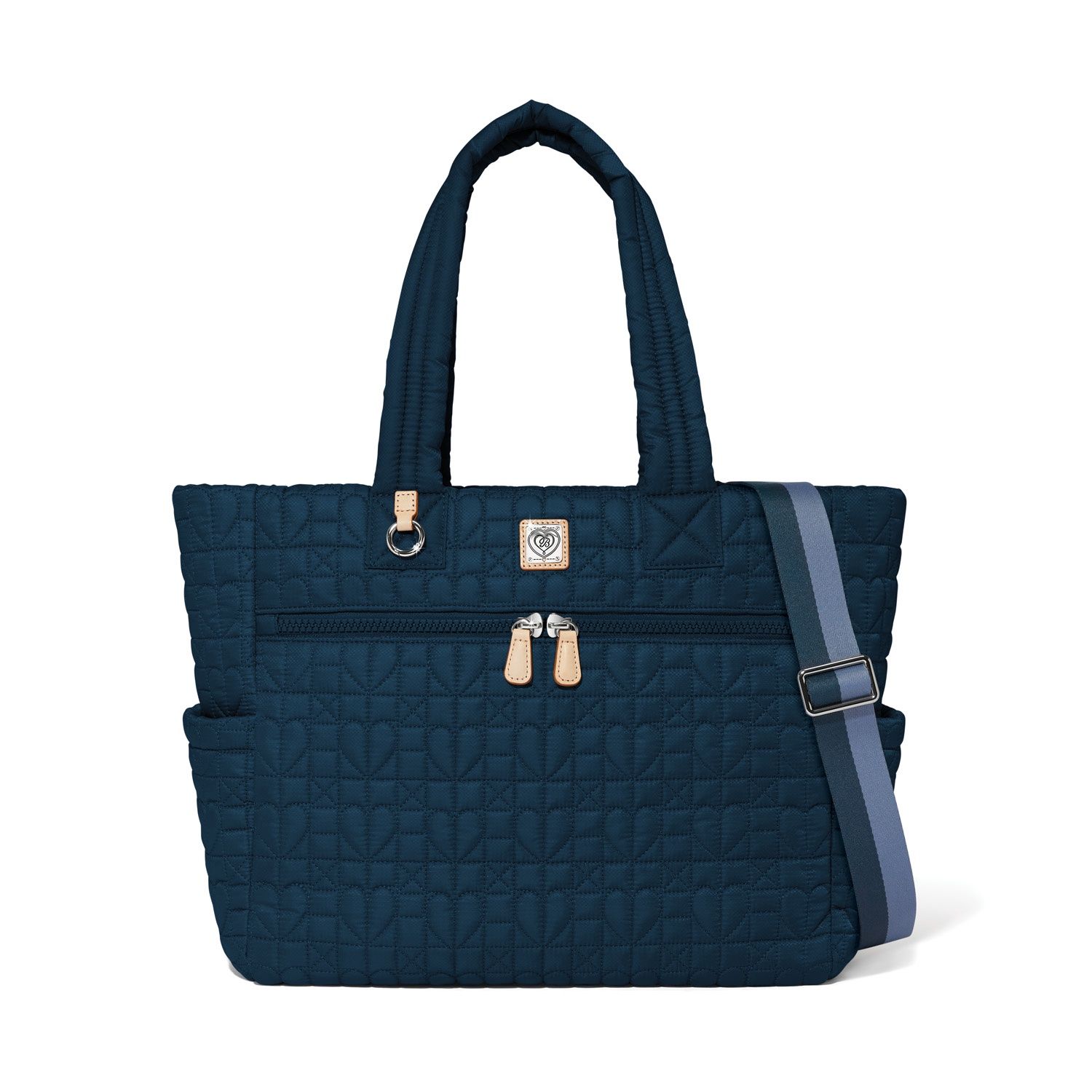 Amara Large Tote-Navy