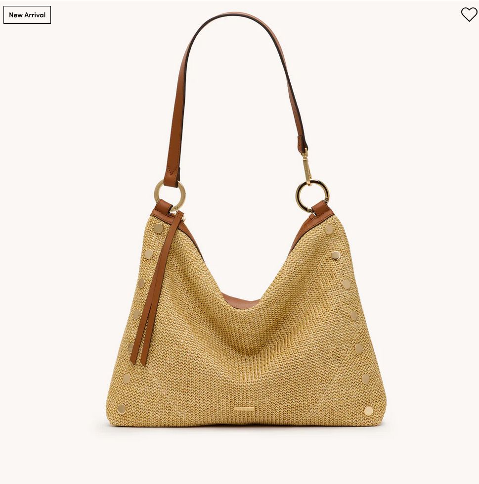 Kyle Lrg - Cocoa Raffia/Gold