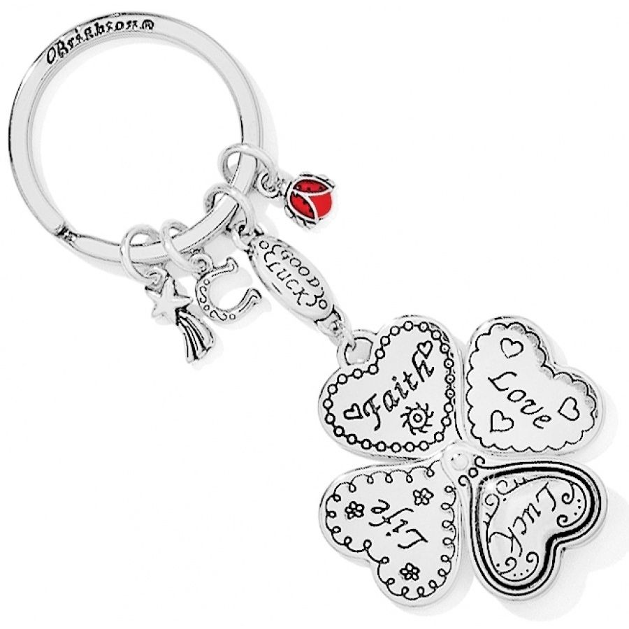 Lucky Clover Heart Key Fob Regular price