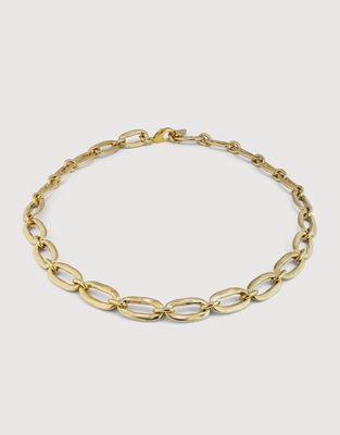 Uno de 50 18K Gold-Plated Handmade Link Chain Necklace Spain