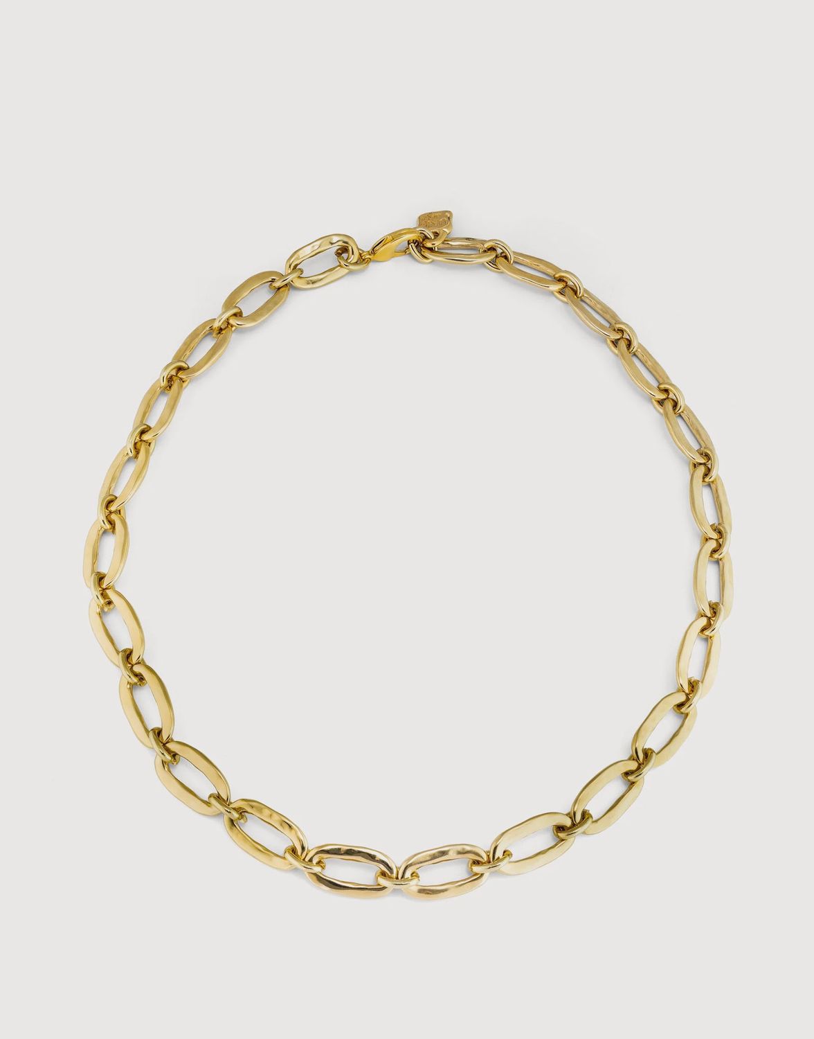 Uno de 50 18K Gold-Plated Handmade Link Chain Necklace Spain, Colour: Gold