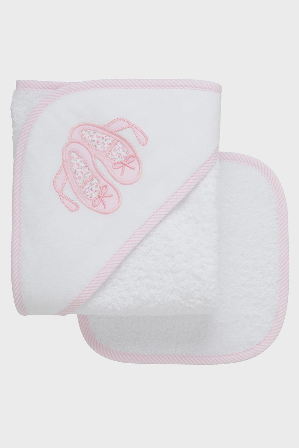Ballet Baby Hooded Towel &amp; Washcloth Set