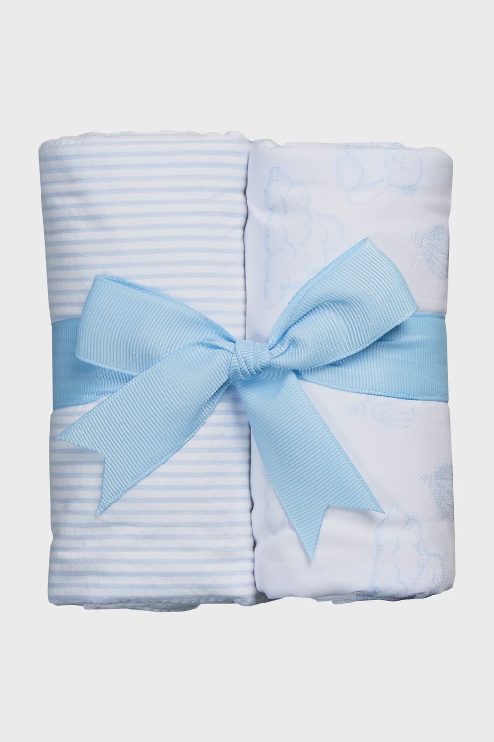 Teddy Bear Set of Two Burps, Blue