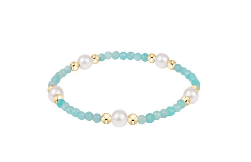 Purpose Pearl 6mm Gem Bracelet - Amazonite