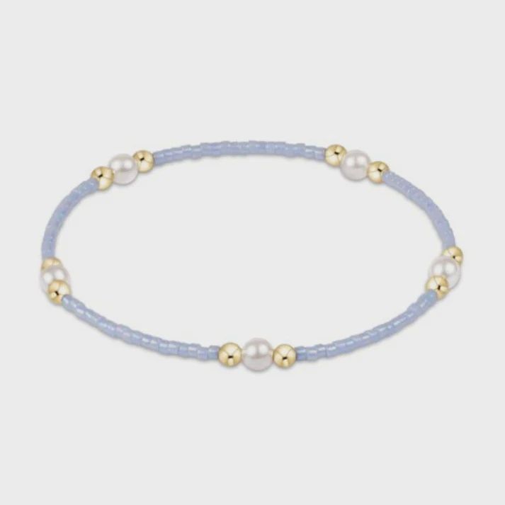 Hope Purpose Pearl Bracelet - Ocean Mist